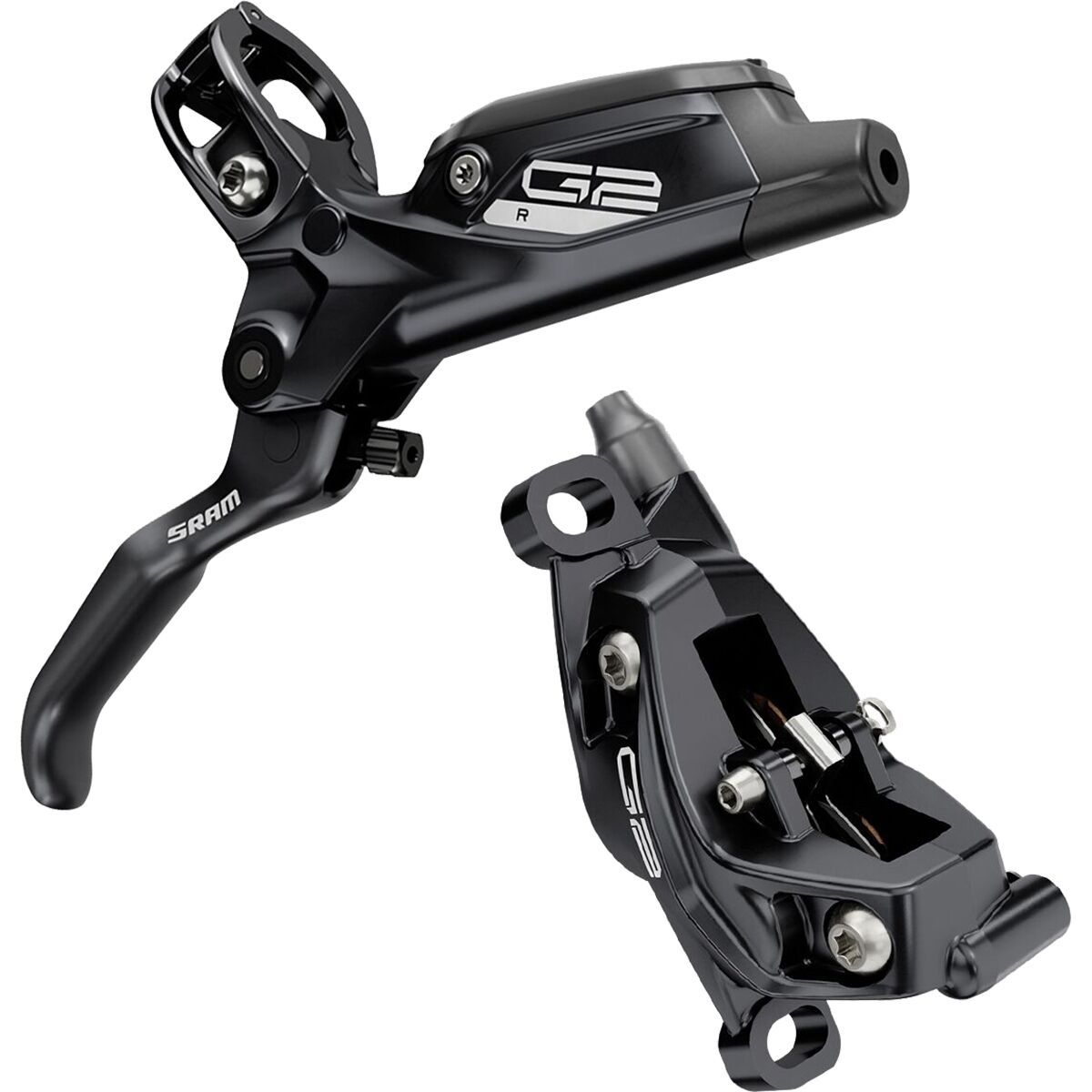 Image of SRAM G2 R Disc Brake Gloss Black, Anodized, Front
