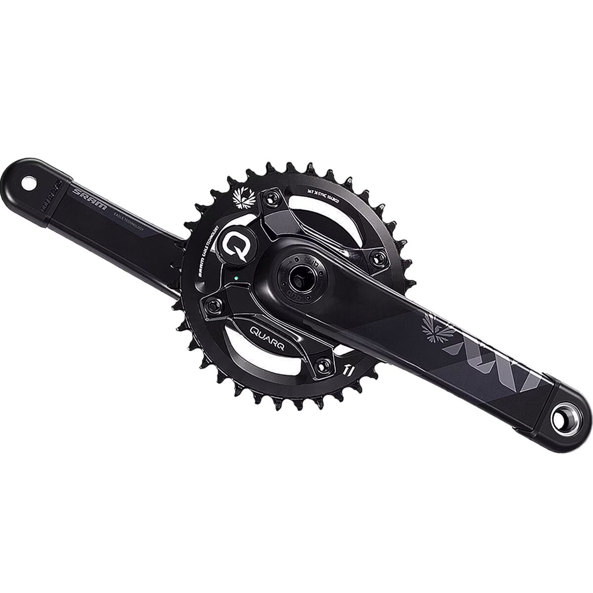 SRAM SRAM XX1 Eagle Power Meter Crankset - Boost Black, 175mm/32T