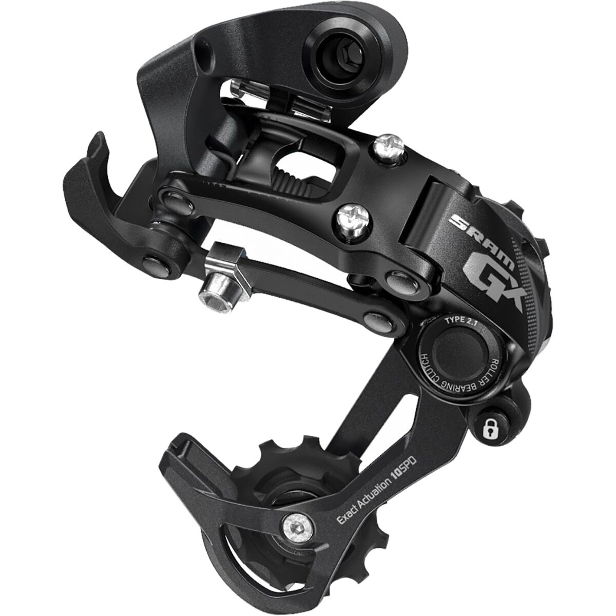 SRAM SRAM GX Type 2.1 10-Speed Rear Derailleur Black, Long Cage