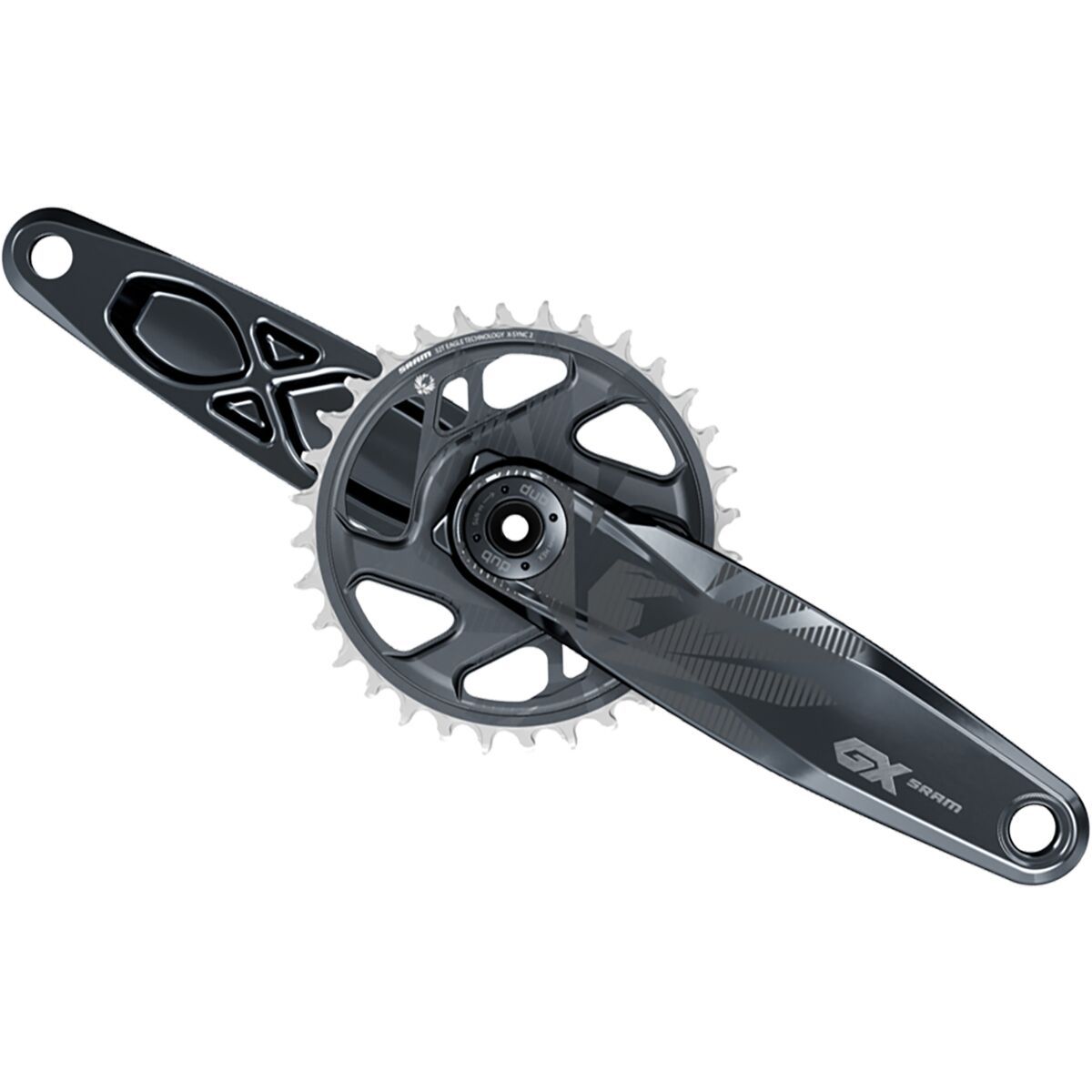 Image of SRAM GX Eagle DUB Crankset - MTB Wide Lunar, 55mm Chainline, 170mm