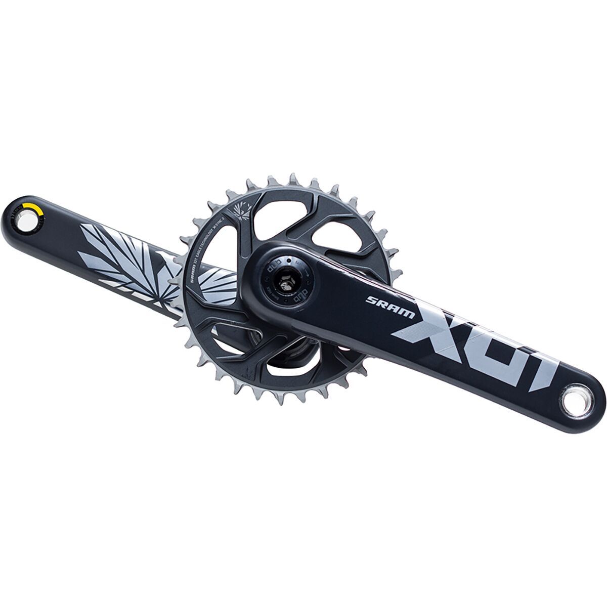 Image of SRAM X01 Eagle DUB Crankset - MTB Wide Lunar Polar, 55mm Chainline, 175mm