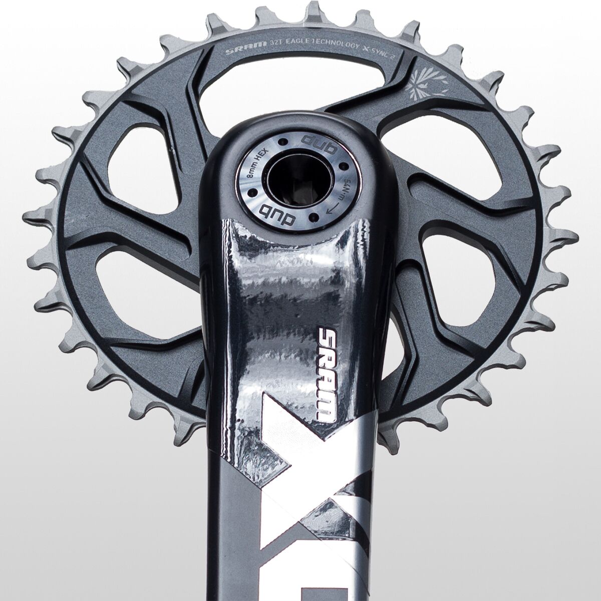 SRAM X01 Eagle DUB Crankset - MTB Wide - Bike