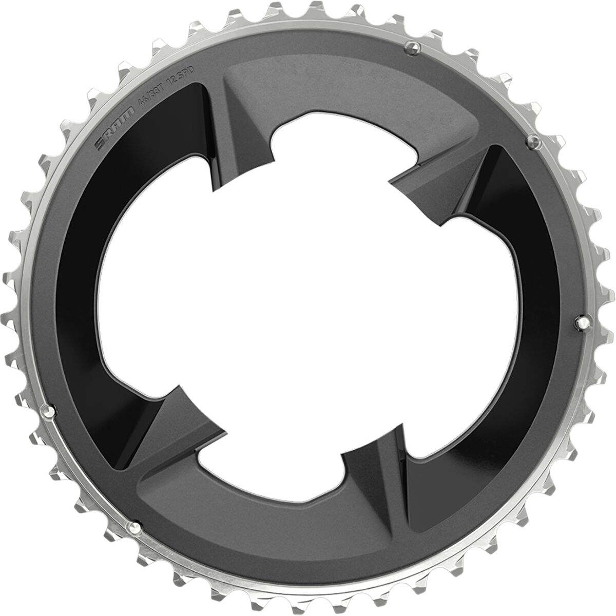 Image of SRAM Rival 12-Speed Chainring Black, Outer, 48T