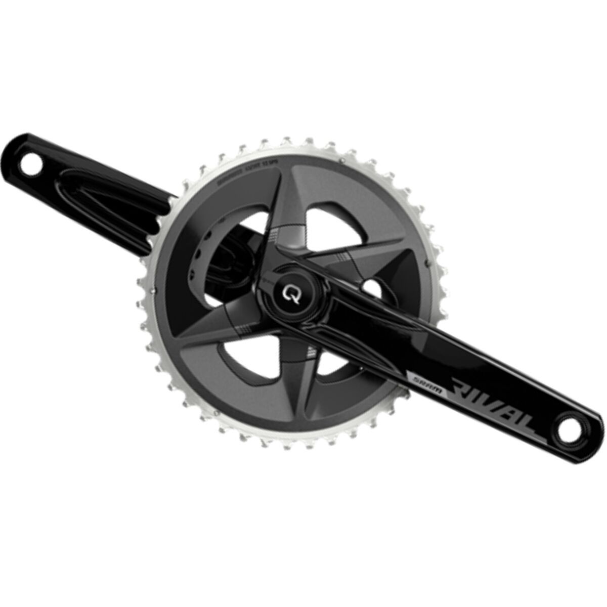 Image of SRAM Rival AXS 12-Speed Power Meter Crankset Black, 172.5mm, 46-33T