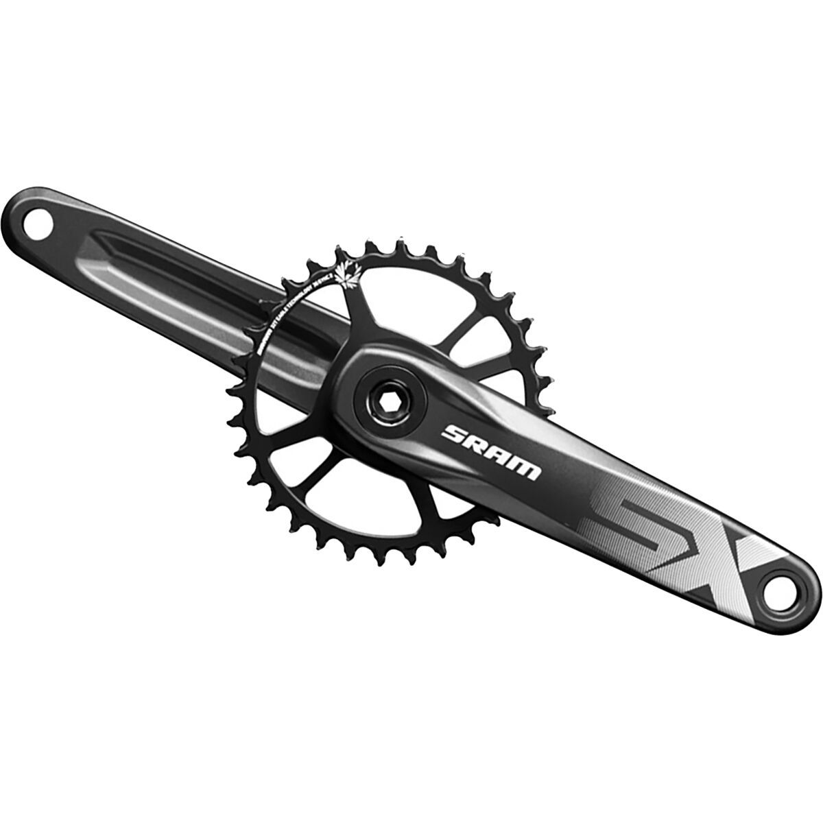 Image of SRAM SX Eagle DUB Crankset - Boost Black, 175mm, 32T