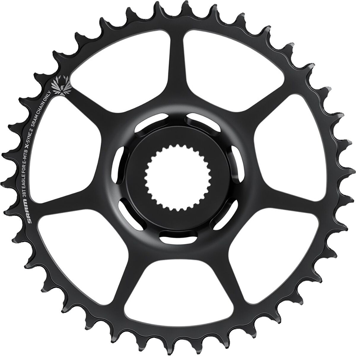 SRAM X-Sync 2 Sprocket For Gen4 Bosch Motor Black, 38T