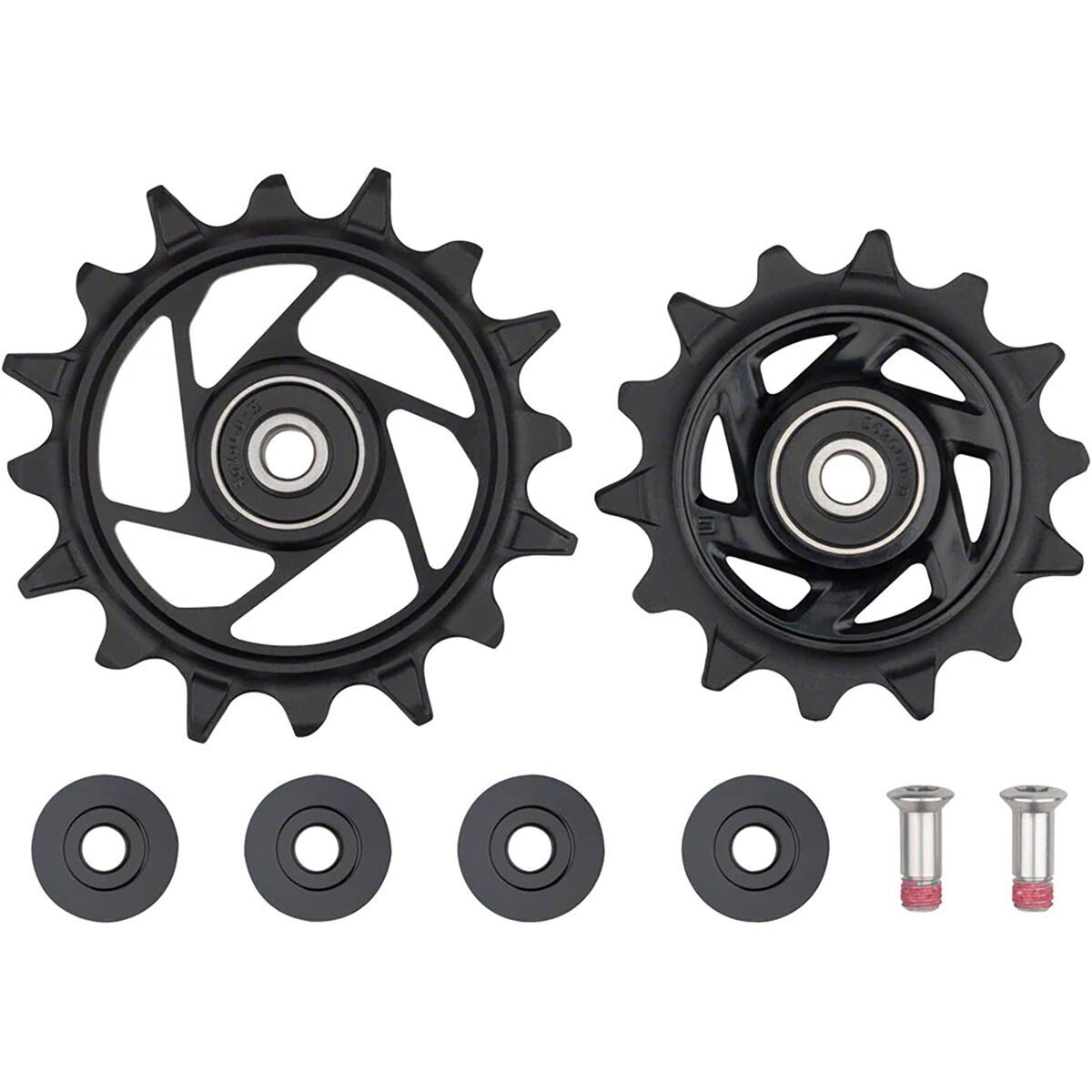 Image of SRAM Eagle AXS Transmission Pulley Kit Black, XX, 14t Upper, 16t Lower