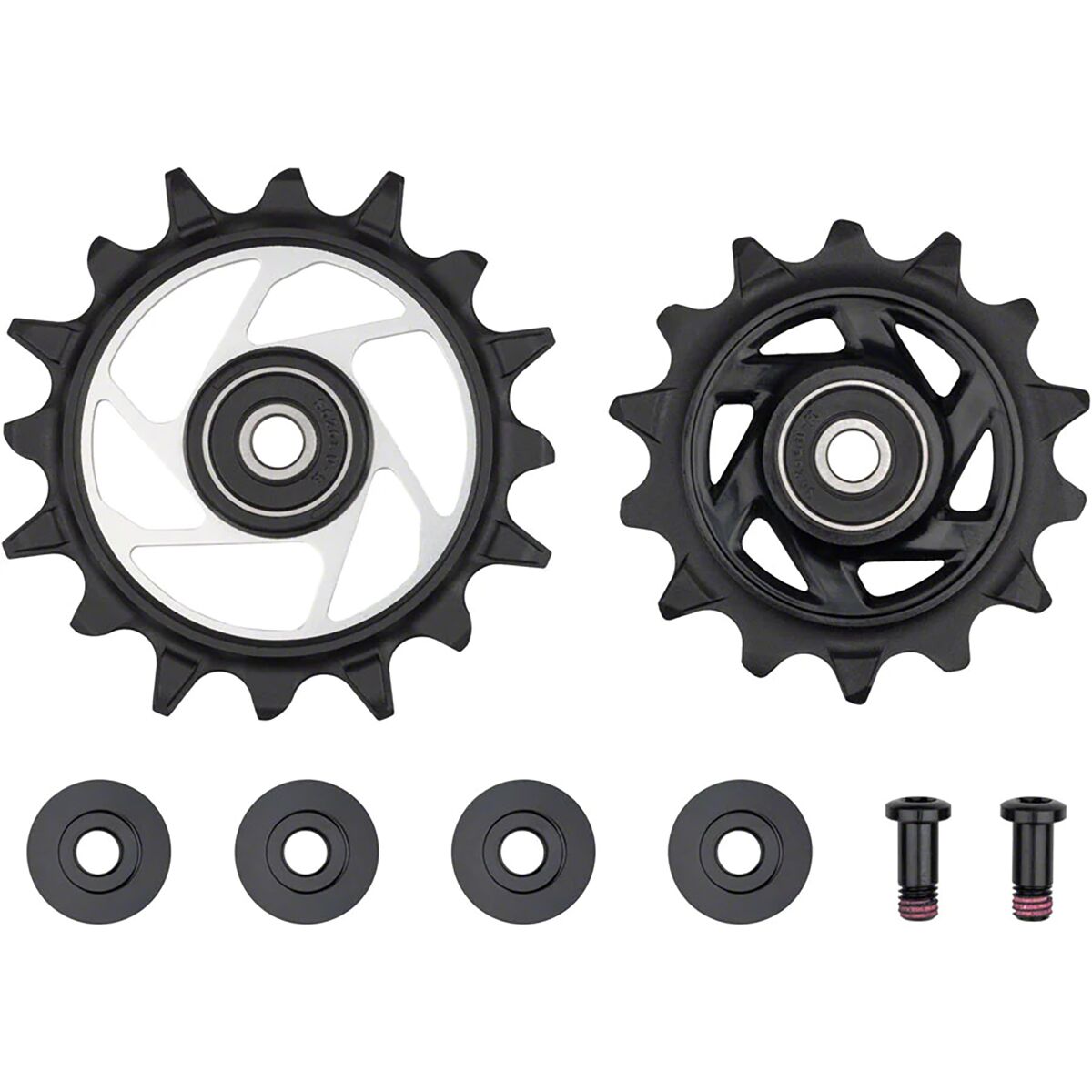 Image of SRAM Eagle AXS Transmission Pulley Kit Black, XX SL, 14t Upper, 16t Lower