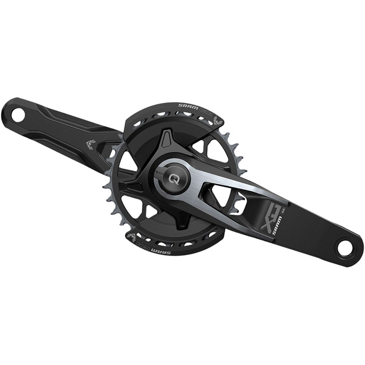 Image of SRAM X0 Eagle AXS Transmission Powermeter Crankset - Boost Black, 170mm, 32t
