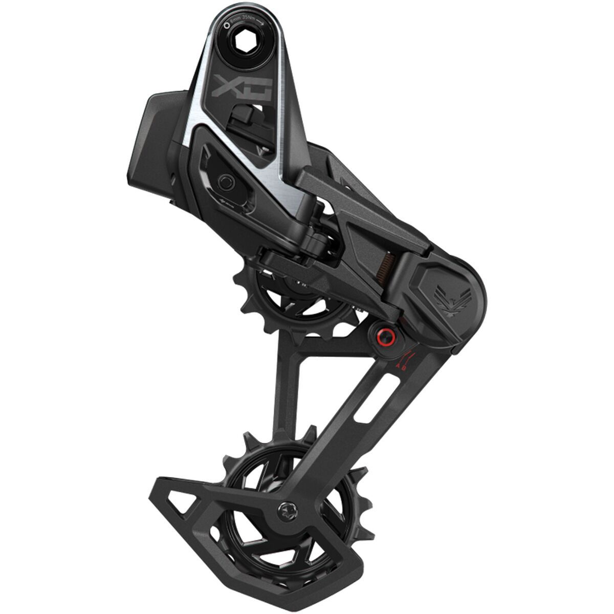 Image of SRAM X0 Eagle AXS Transmission Rear Derailleur Black, 52T Max