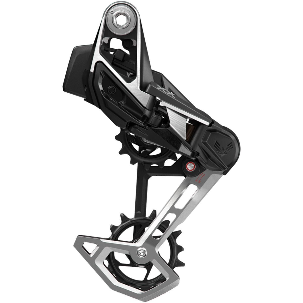 Image of SRAM XX Eagle AXS Transmission Rear Derailleur Silver, 52T Max