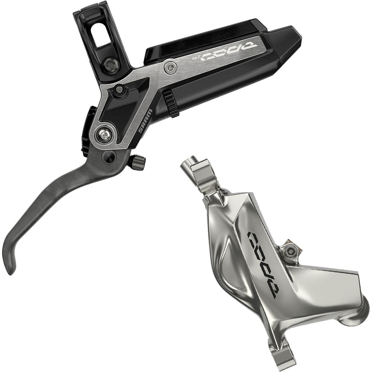 Image of SRAM Code Ultimate Stealth Disc Brake Black Anodized, Front, Left