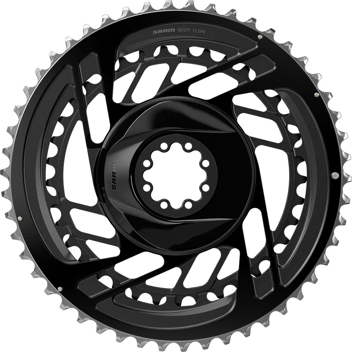 Image of SRAM Force 12-Speed 2x Direct Mount Chainring Black, 46/33T
