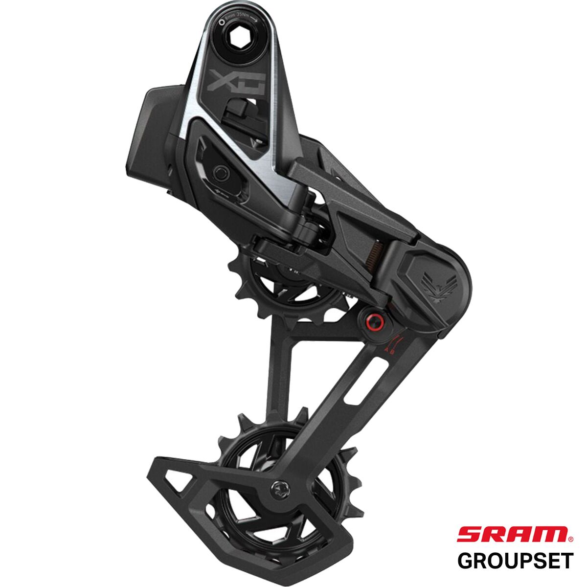 Image of SRAM X0 Eagle AXS Transmission No Cranks E-MTB Groupset 104BCD, 36t