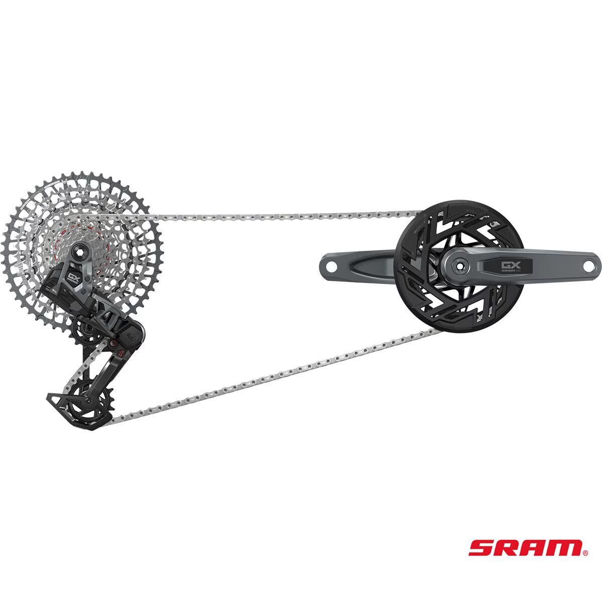 Image of SRAM GX Eagle AXS Transmission E-MTB Groupset Brose, 160mm, 36t