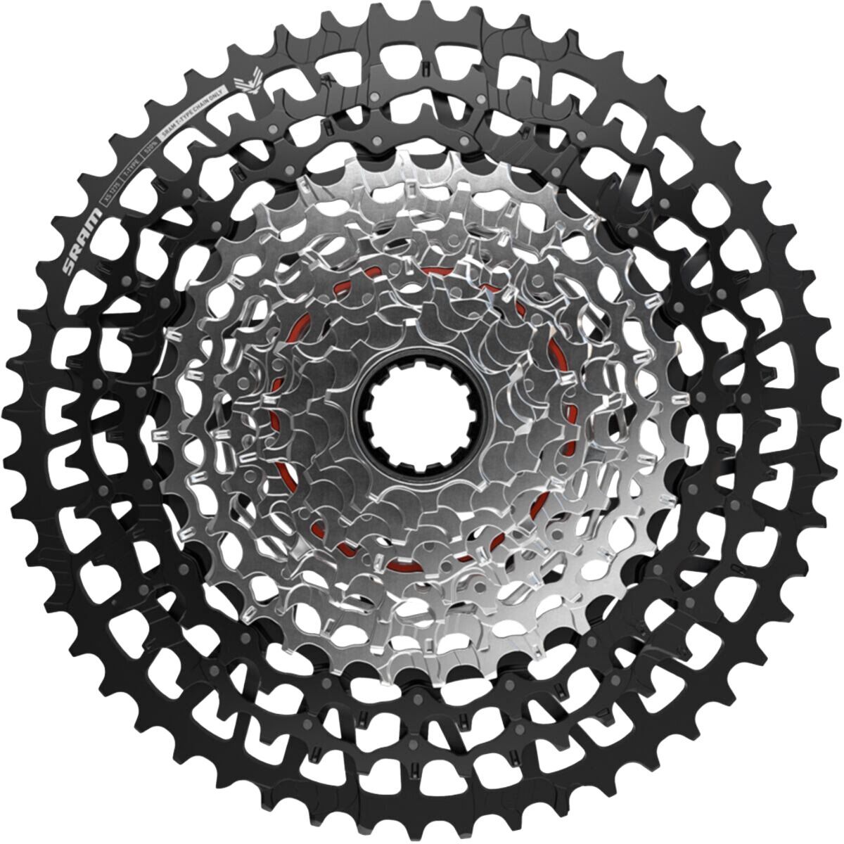 Image of SRAM XS-1275 GX Eagle Transmission 12-Speed Cassette Silver, 10-52t