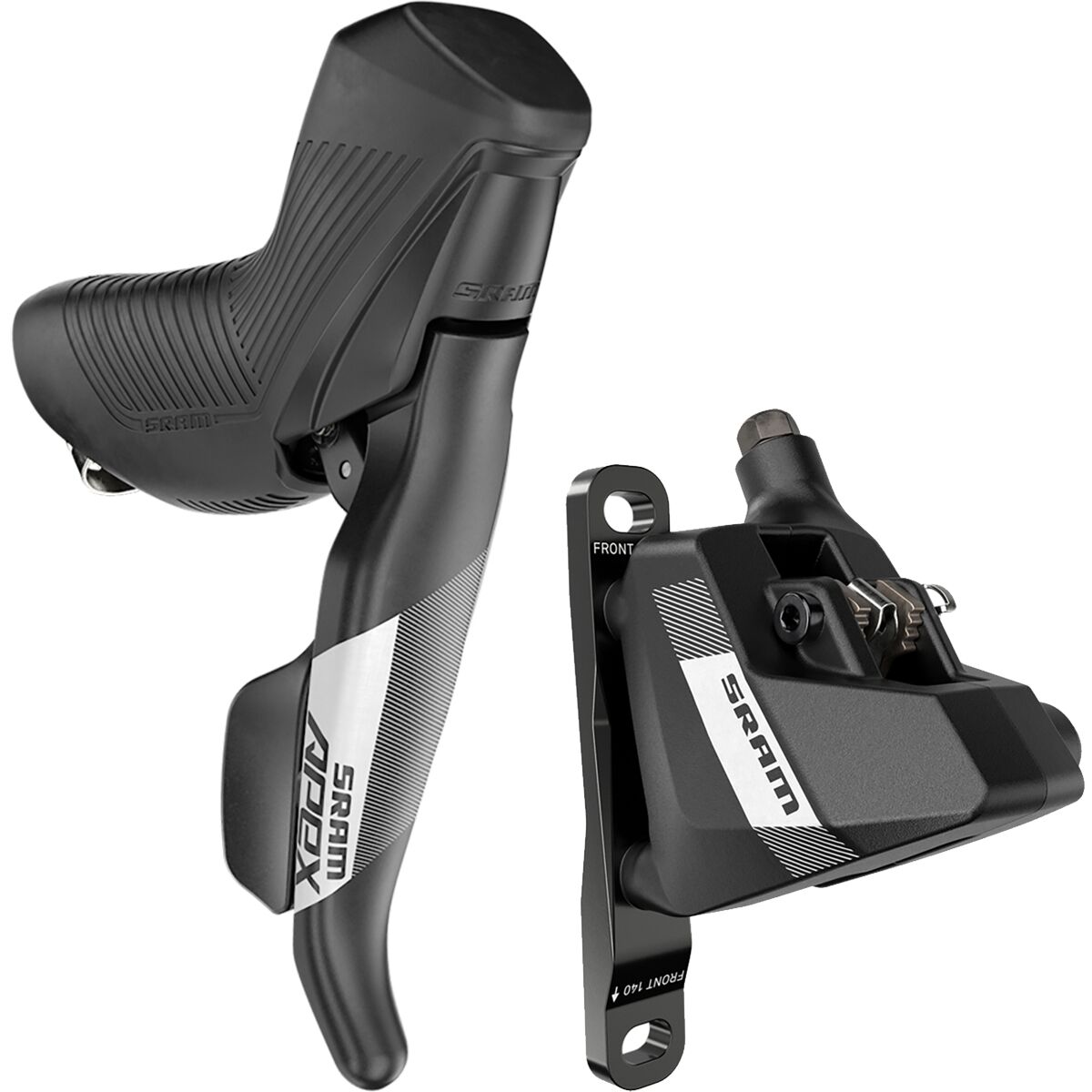 Image of SRAM Apex 12-Speed Mechanical Rear Shift/Brake System Black, Rear, Flat Mount