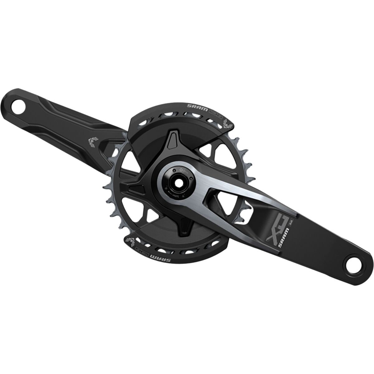 Image of SRAM X0 Eagle Transmission V2 Boost DUB Crankset Black, 165mm, 32t