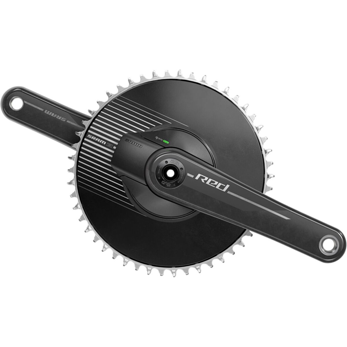Image of SRAM RED AXS 1x Power Meter Spider DUB Aero Crankset Black, 167.5mm, 50T