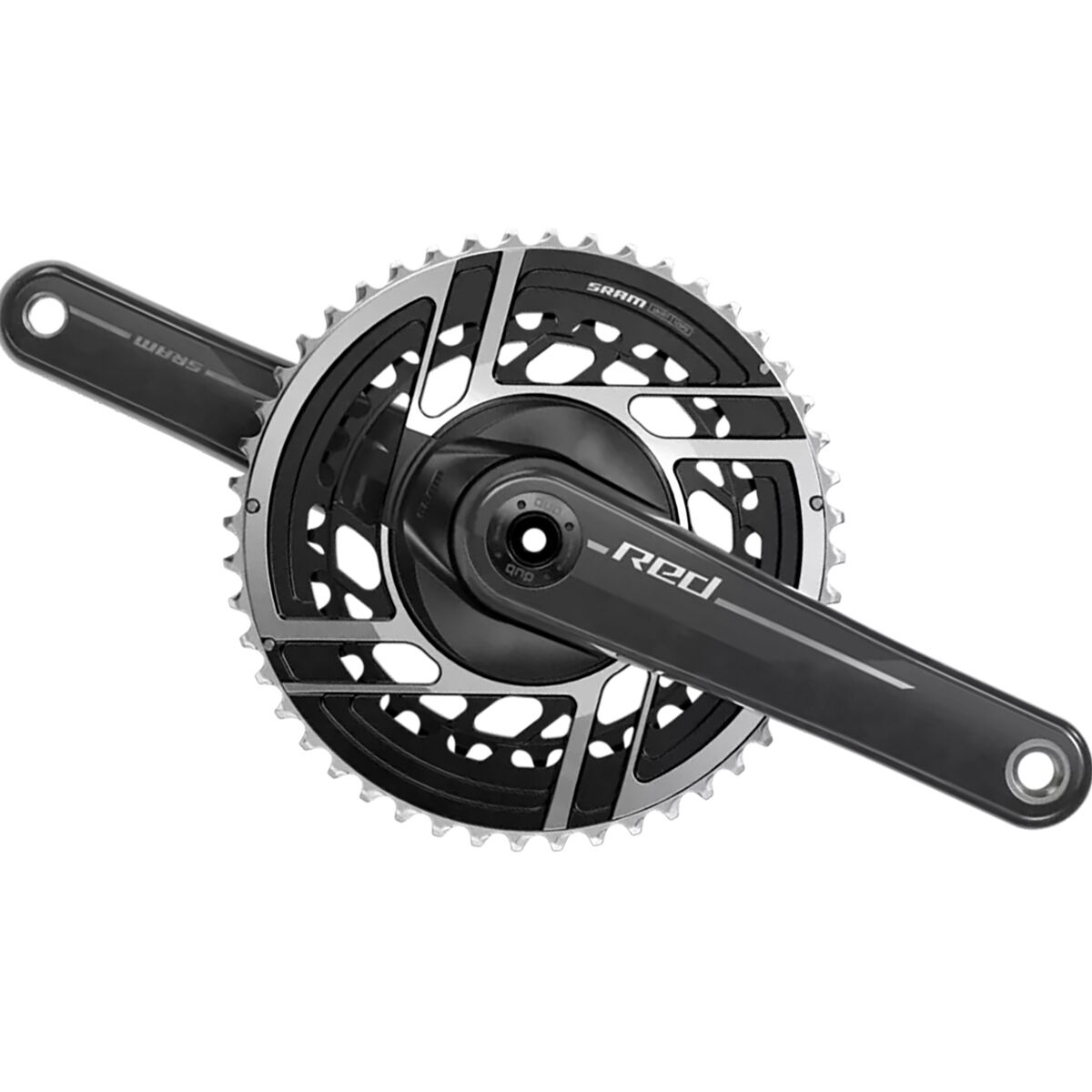 Image of SRAM RED DUB Crankset Black, 167.5mm, 48/35T
