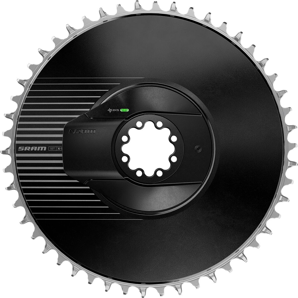 Image of SRAM RED AXS 1x Direct-Mount Power Meter Black/Silver, 50t