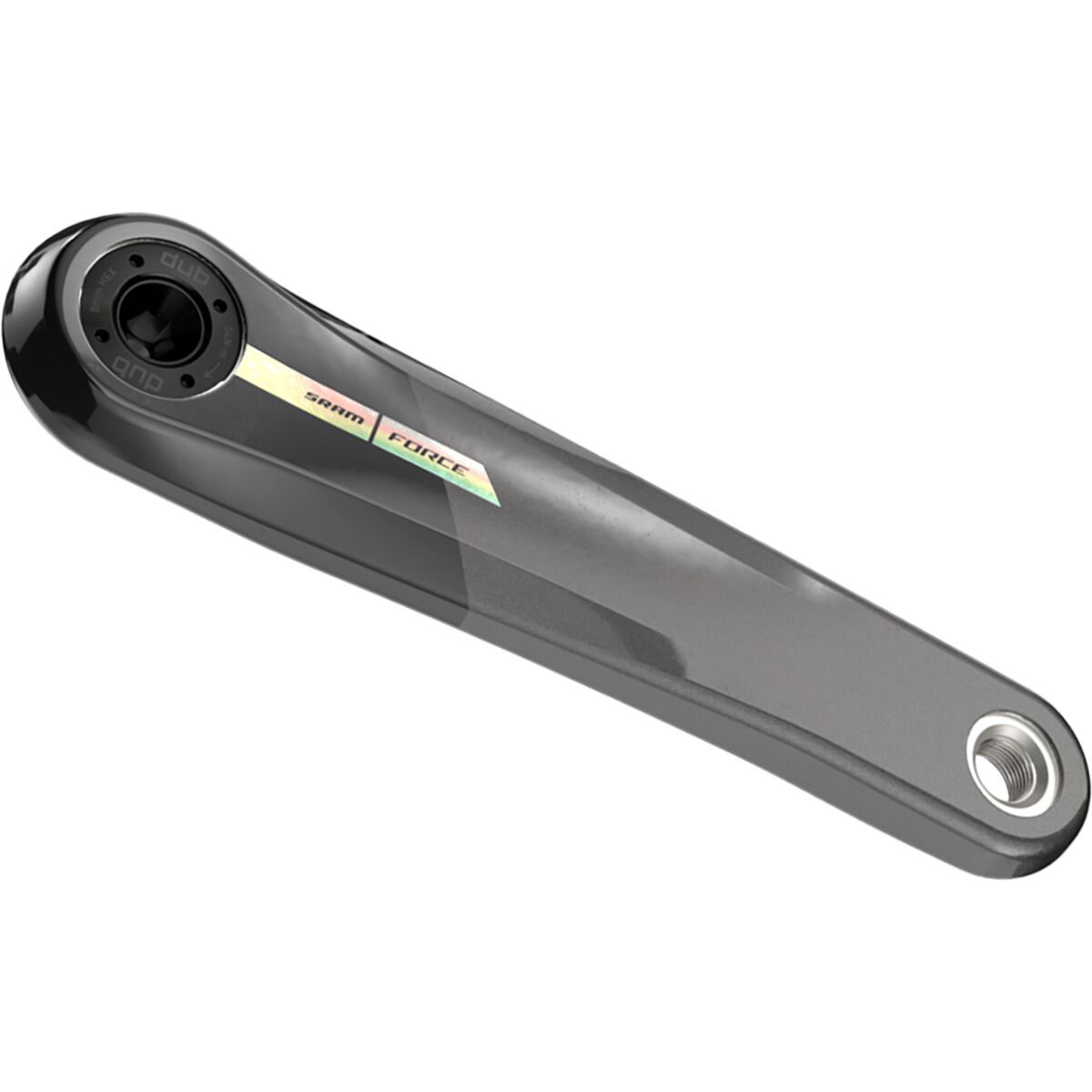 Image of SRAM Force D2 DUB Crank Arm Assembly Unicorn Grey w/ Laser Foil, 172.5mm