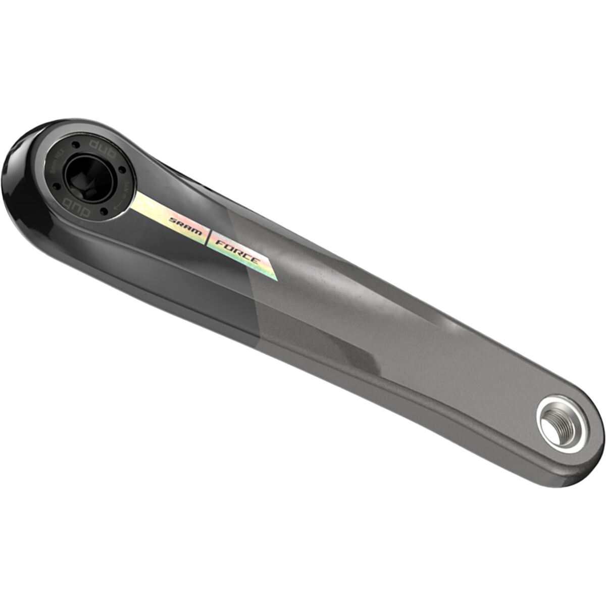 Image of SRAM Force D2 DUB Crank Arm Assembly Unicorn Grey w/ Laser Foil, 172.5mm