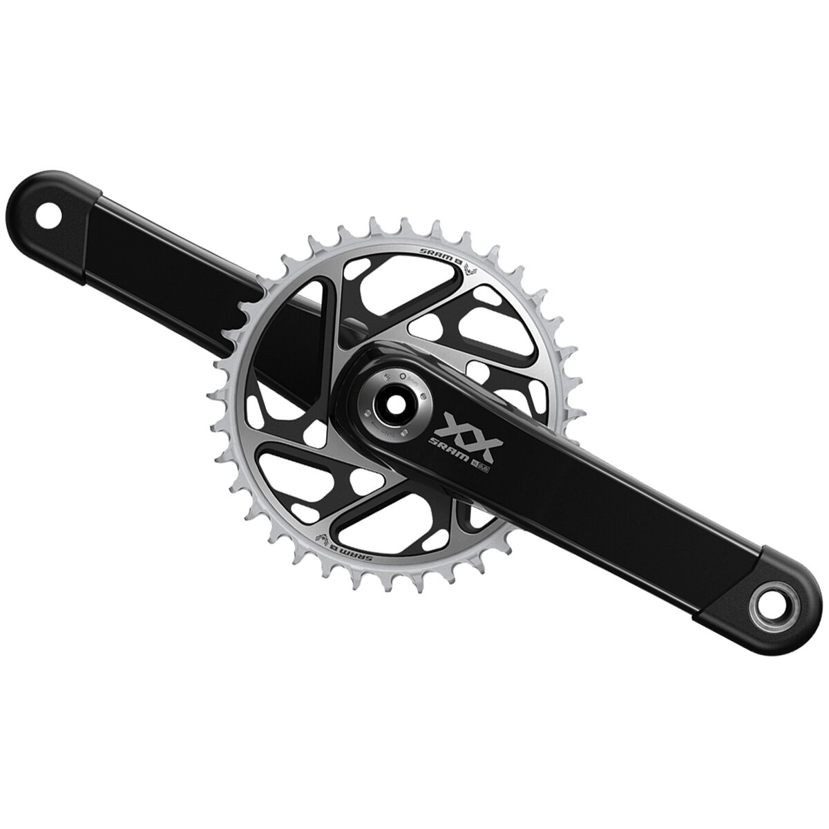 Image of SRAM XX SL Eagle AXS Transmission DUB Wide Crankset Black, 170mm, 34t