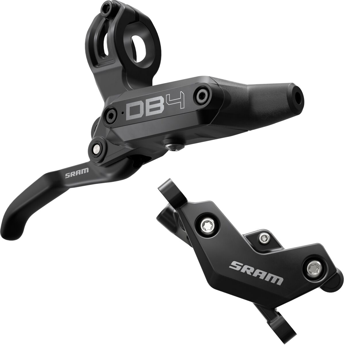 Image of SRAM DB4 Disc Brake Diffusion Black, Right, Front/Rear