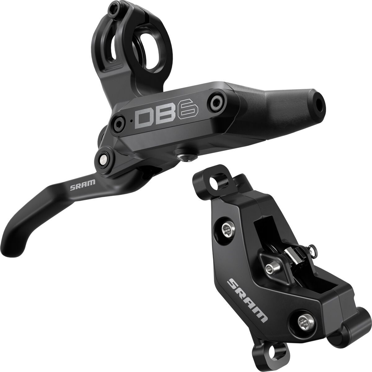 Image of SRAM DB6 Disc Brake Diffusion Black, Left, Front/Rear