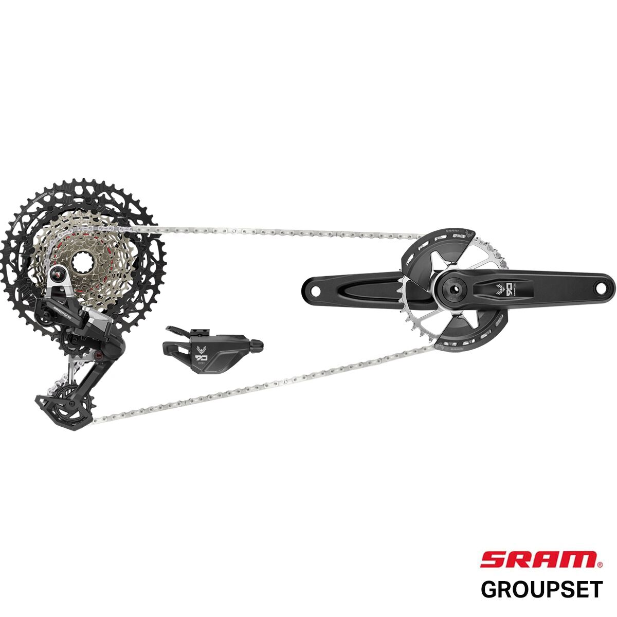 Image of SRAM Eagle 90 T-Type DUB Groupset One Color, 165mm, 32t