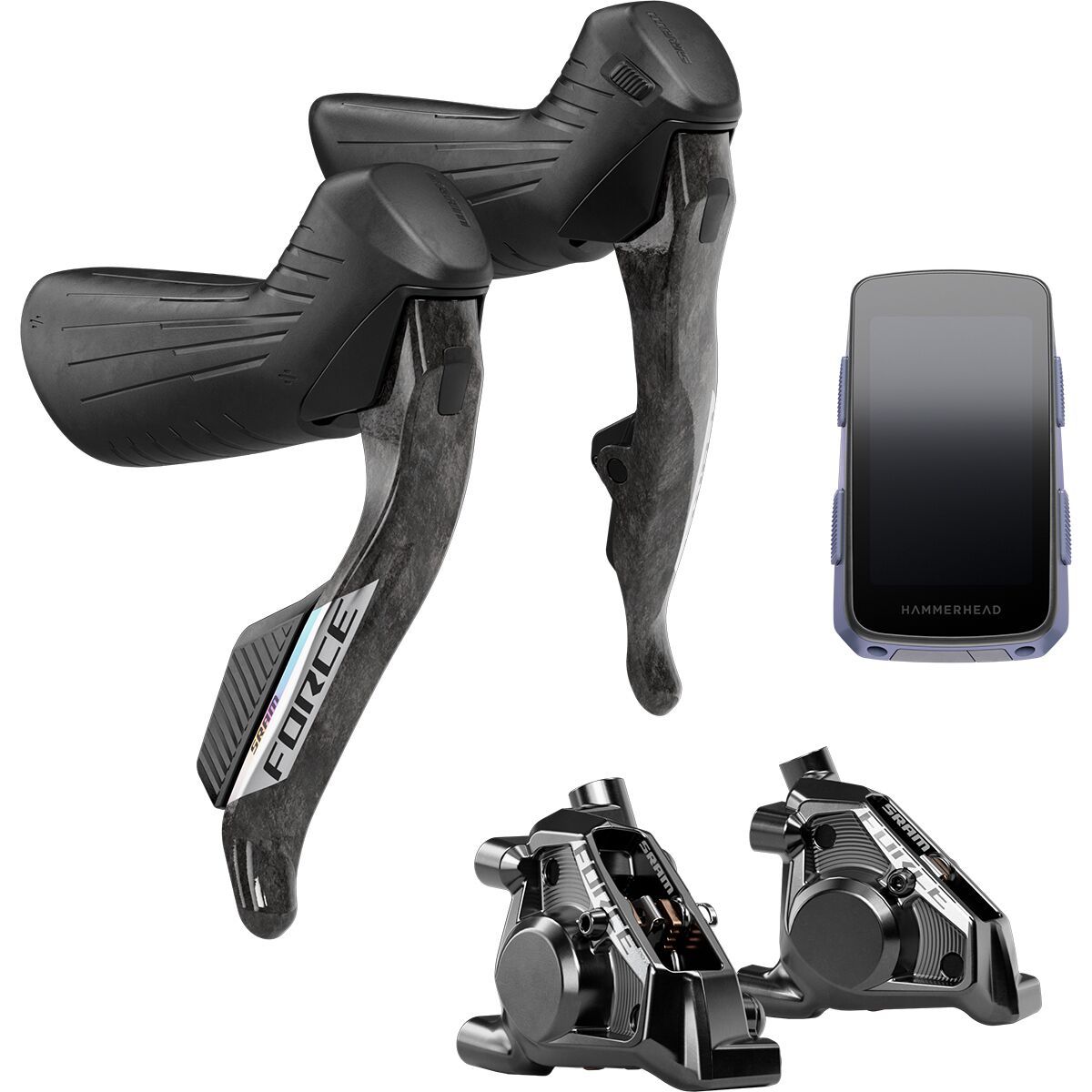 Image of SRAM Force AXS Upgrade ED Kit + Hammerhead Karoo Computer Black, One Size