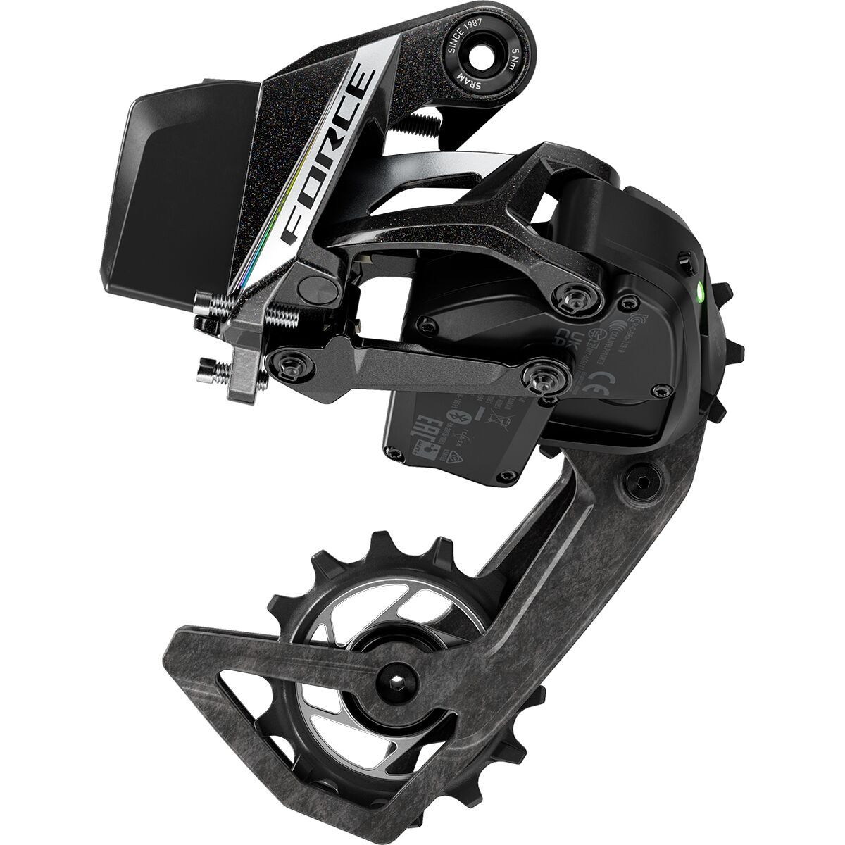 Image of SRAM Force E1 AXS 12-Speed Rear Derailleur Black, 12-Speed, 36t Max