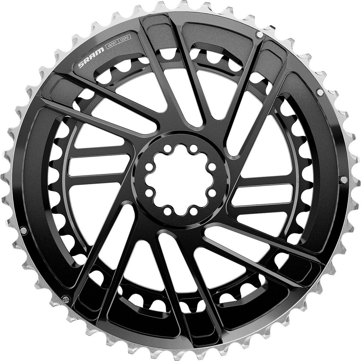 Image of SRAM Force E1 Direct Mount 2x Chainring Black, 48,35t