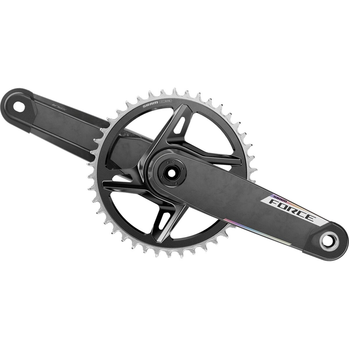 Image of SRAM Force E1 XPLR DUB Wide 1x Crankset Black, 170mm, 42t