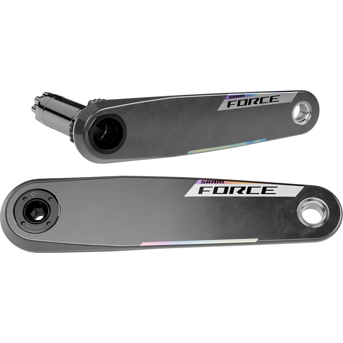 Image of SRAM Force E1 XPLR DUB Wide Crank Arm Assembly Black, 175mm