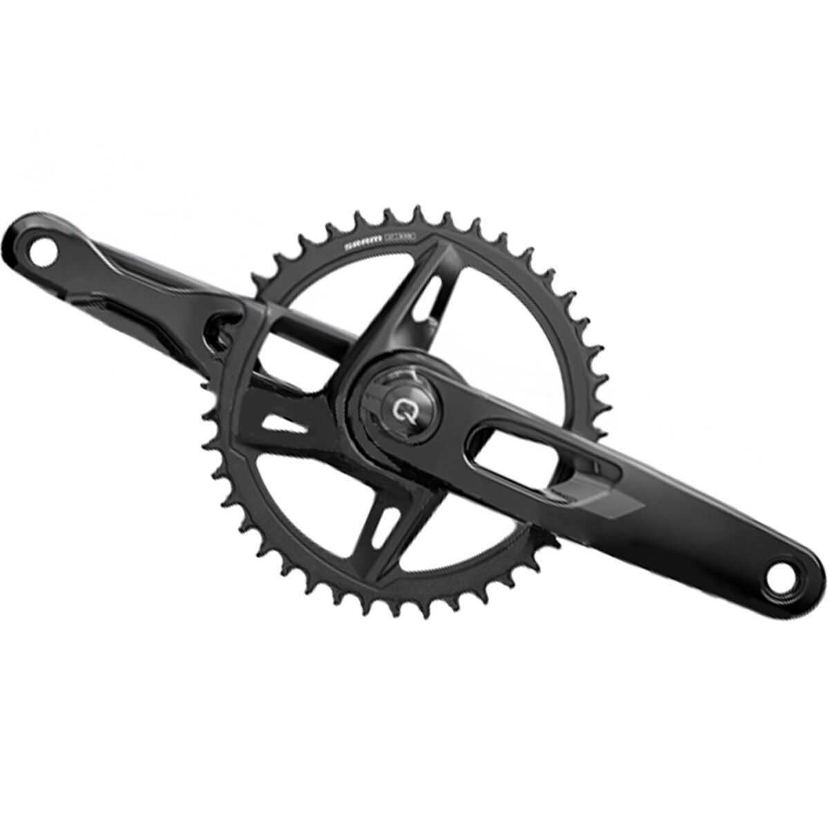Image of SRAM Rival E1 XPLR DUB Wide AXS 1x Power Meter Crankset Black, 172.5mm, 42t