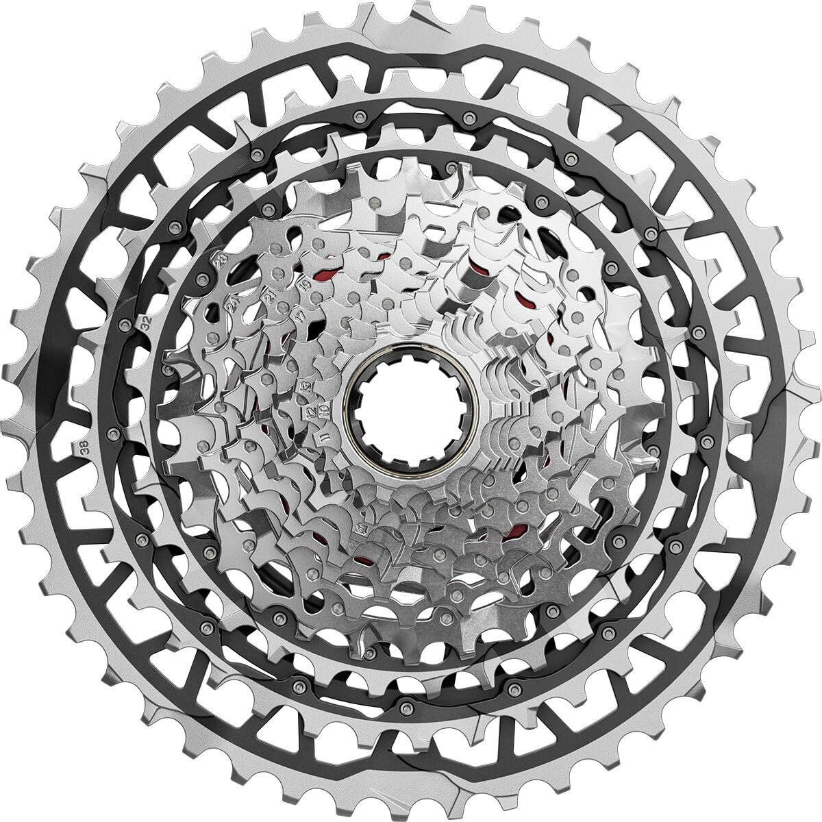 Image of SRAM XG-1371 XPLR E1 13-Speed Cassette One Color, 10t-46t