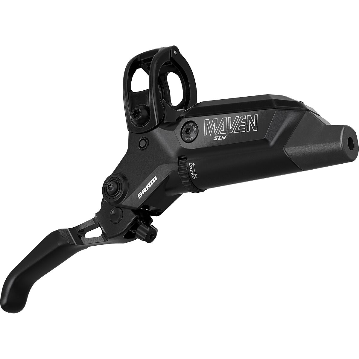 Image of SRAM Maven Silver Disc Brake - Alloy Lever Black Anodized, Front/Rear, 2000mm