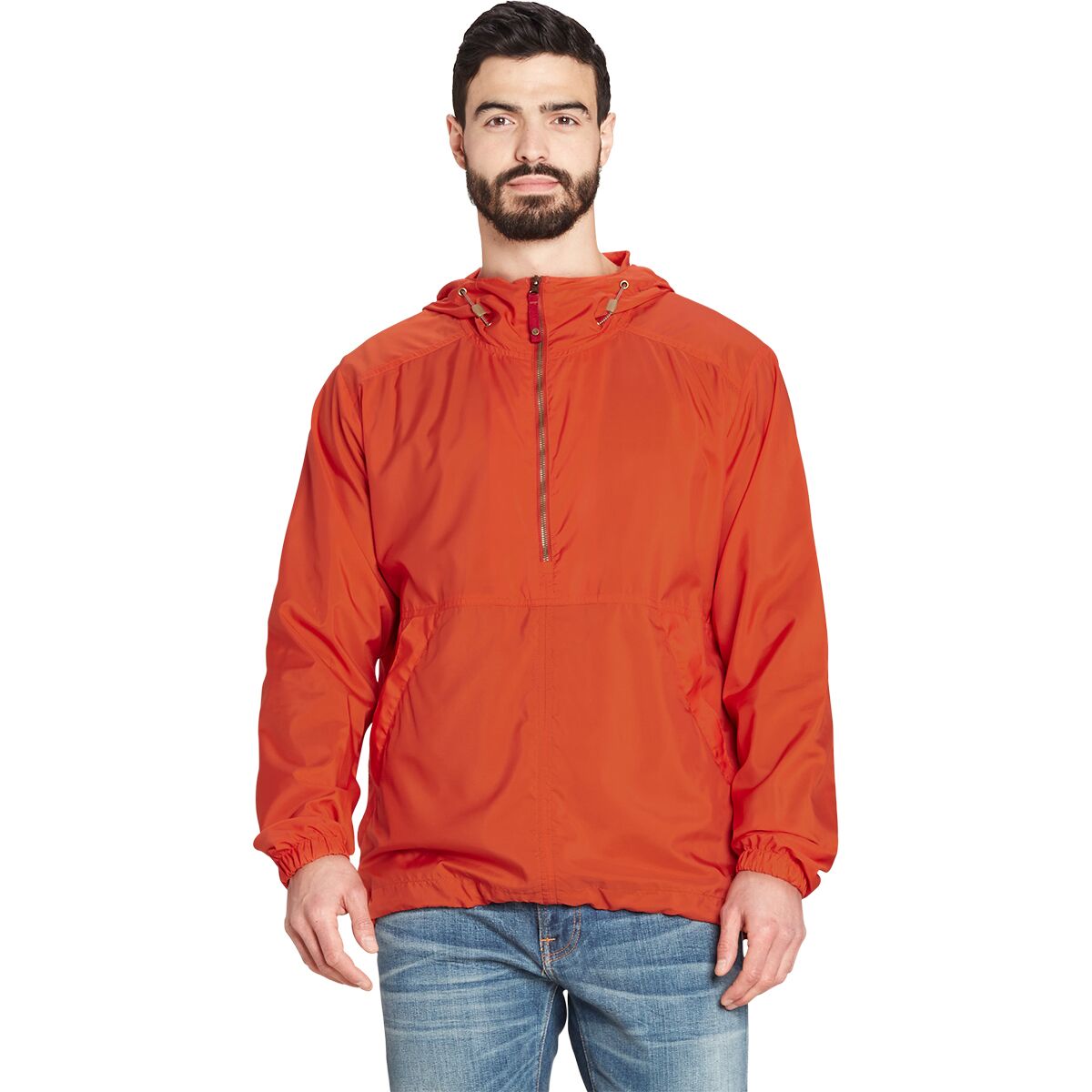 あか　STONE  Half Zip Anorak Sherpa Adventure Gear Halka Anorak Jacket - Men's - Clothing