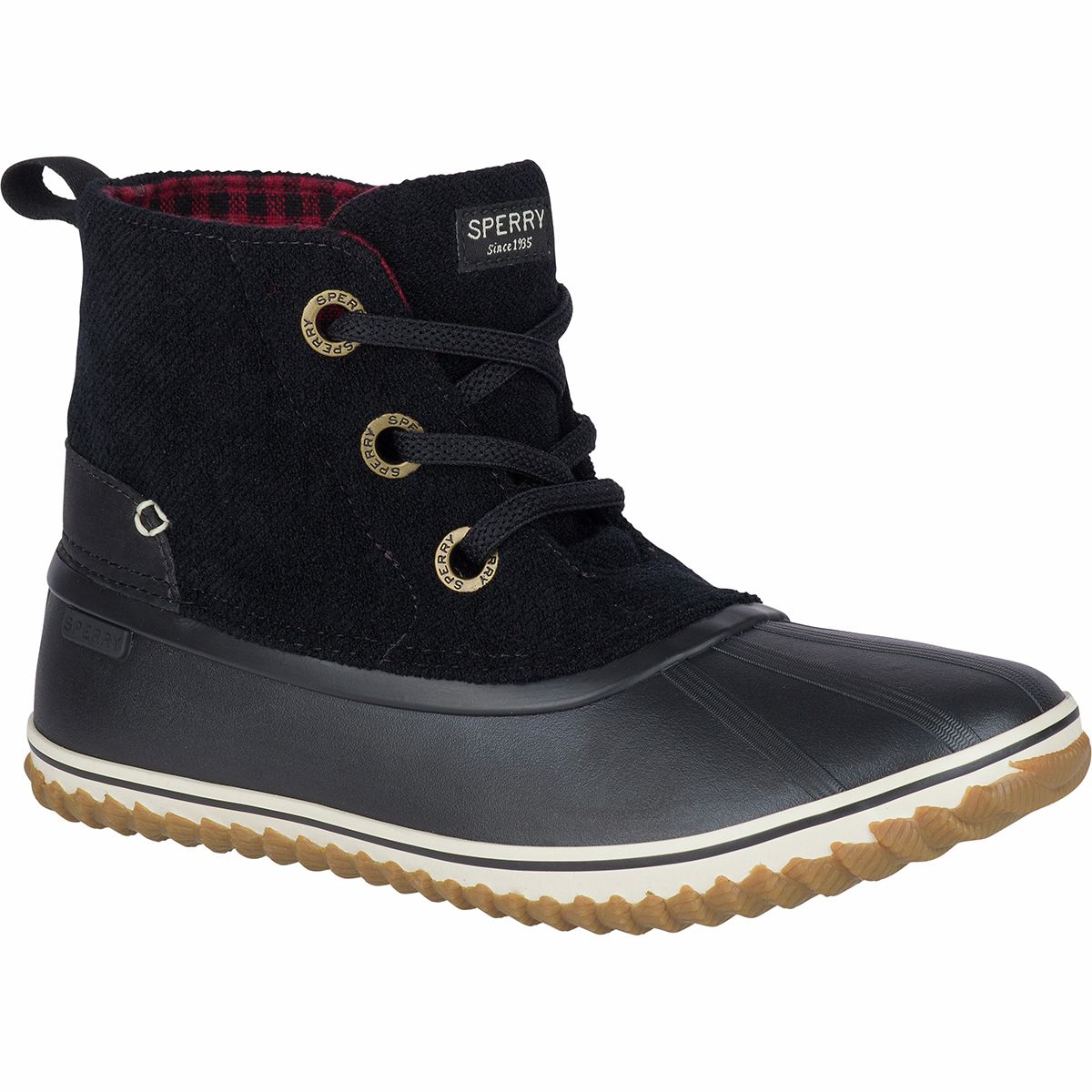 Sperry Top Sider Schooner 3 Eye Lace Up Wool Boot Women s Footwear