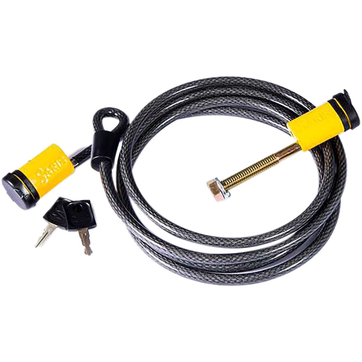 Image of Saris Locking Cable Grey, 8' with Hitch Tite