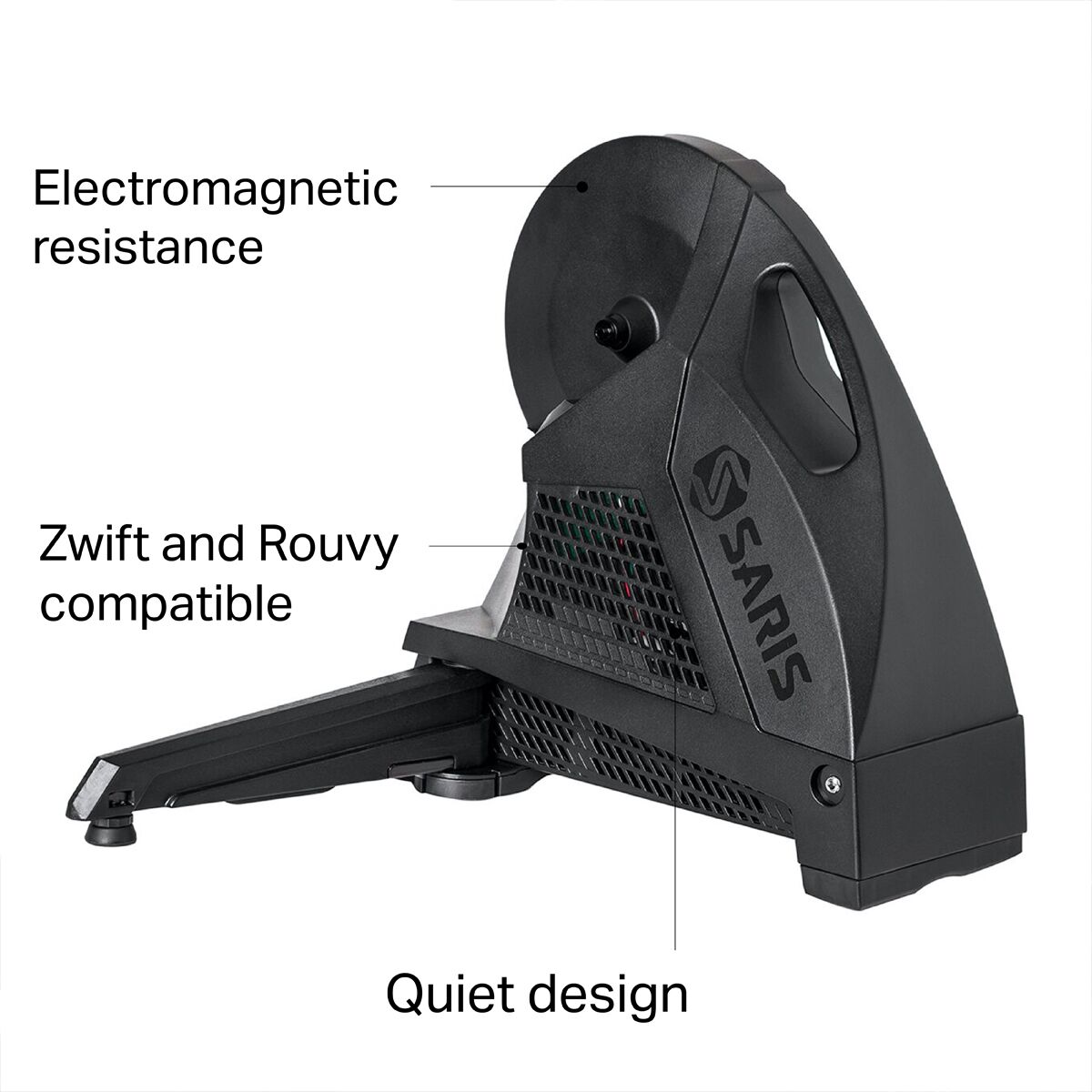 SARIS H3 サリス Saris H3 Plus: Powerful & Quiet Smart Indoor Bike Trainer