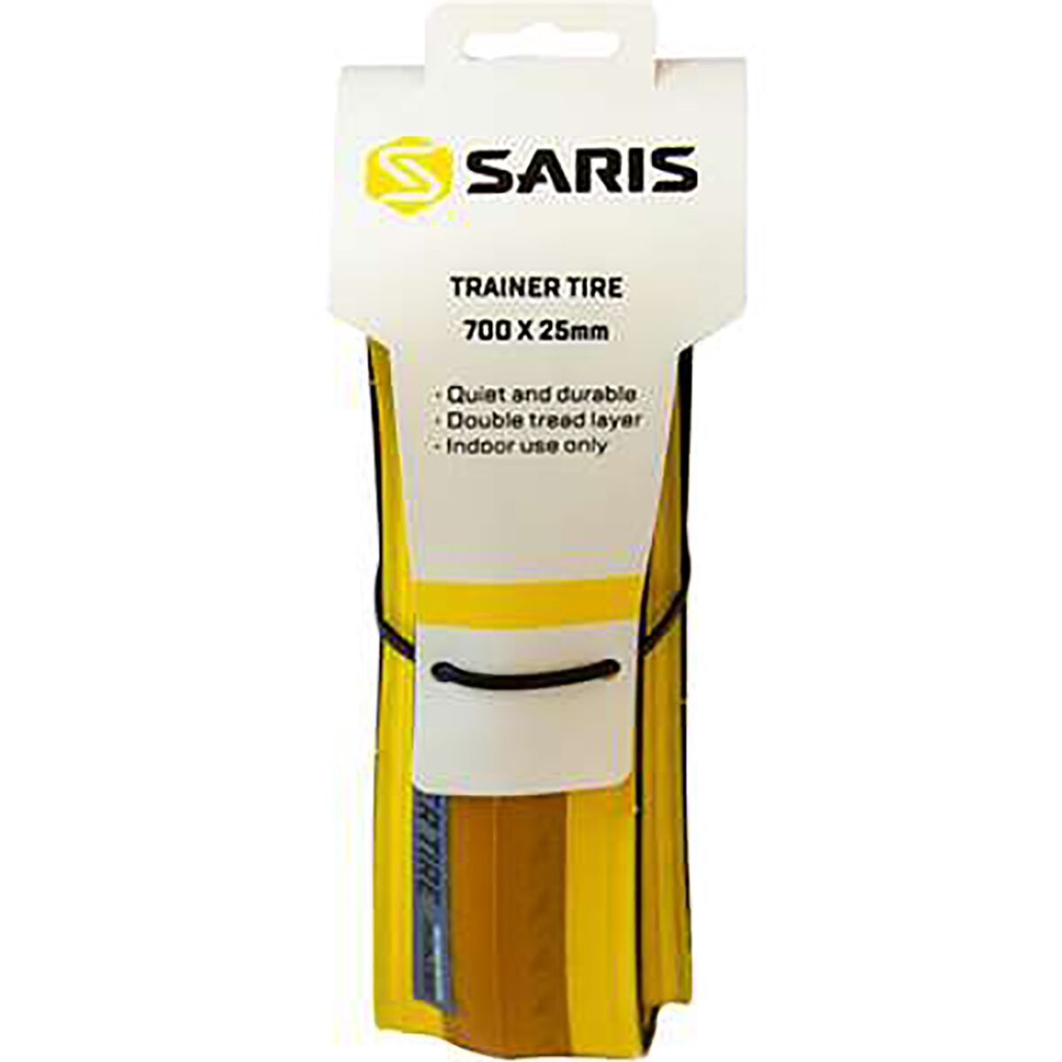 Image of Saris Trainer Tire Yellow, 700x25