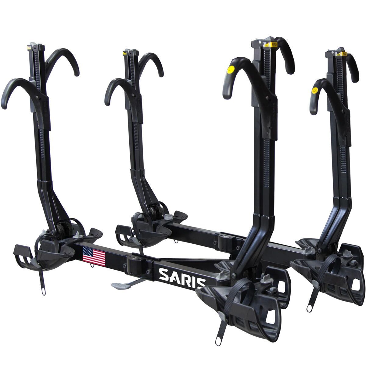 Image of Saris Superclamp G3 4-Bike Black, 2in Hitch