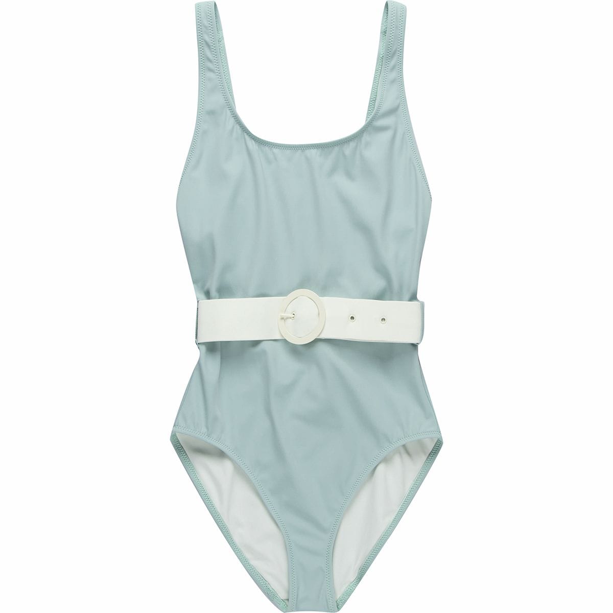 Solid & Striped Anne-Marie One-Piece Swimsuit - Women's Belted Sky L