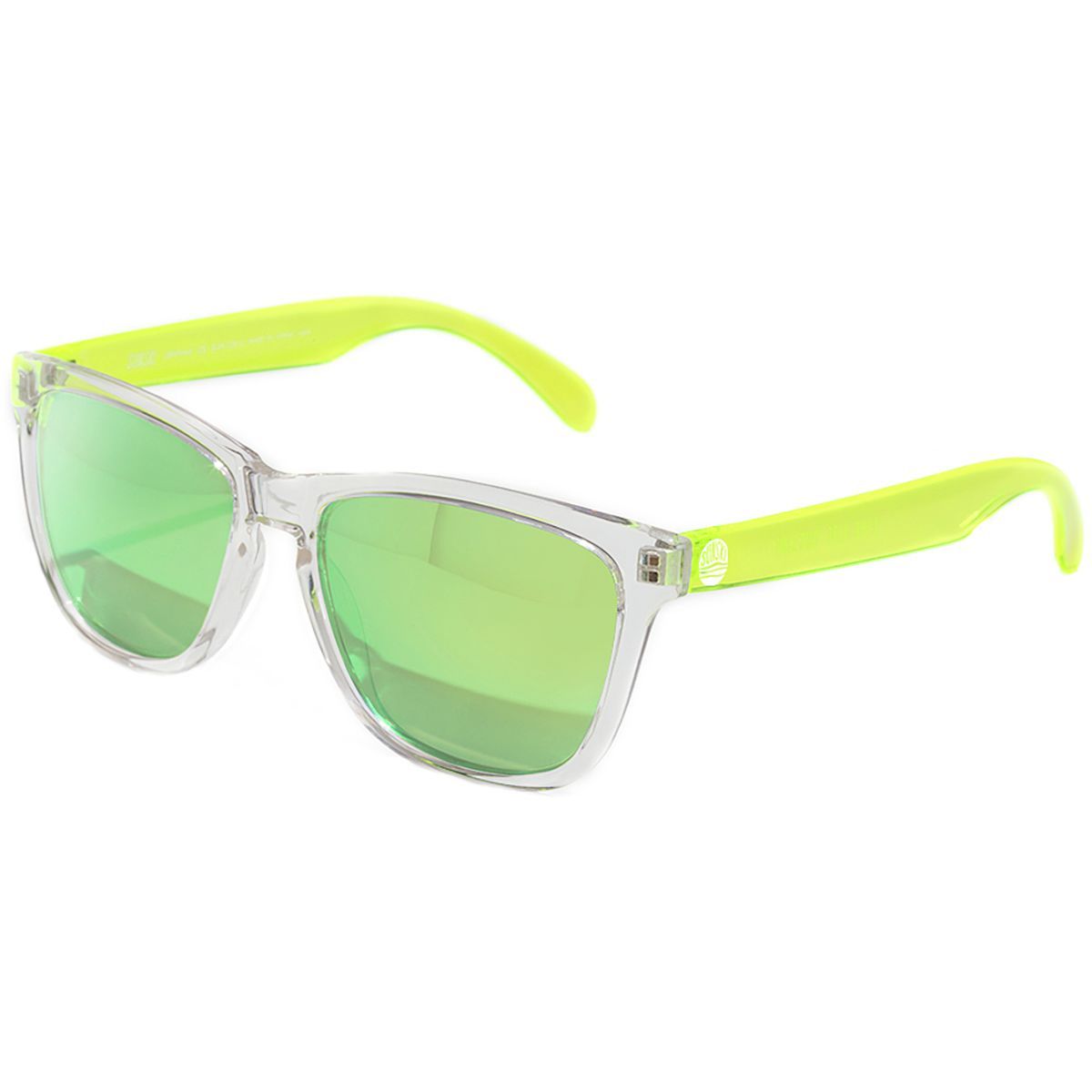 Image of Sunski Original Polarized Sunglasses Clear/Lime, One Size