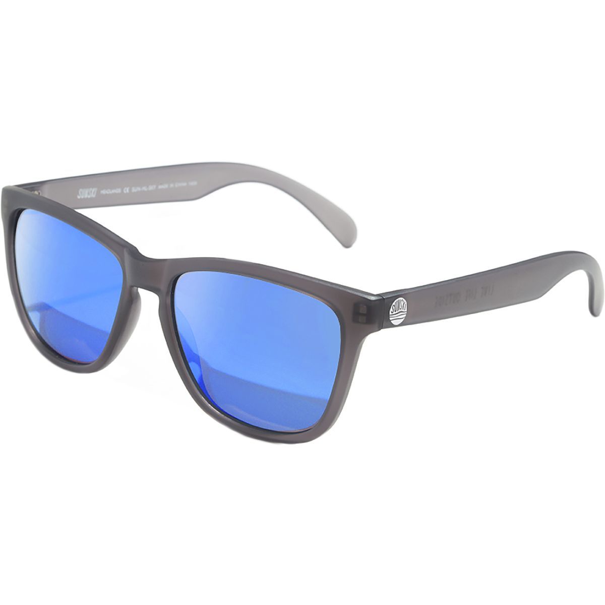 Image of Sunski Headland Polarized Sunglasses Grey/Blue, One Size