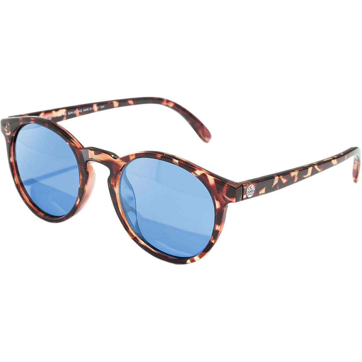 Image of Sunski Dipsea Polarized Sunglasses Tortoise/Aqua, One Size