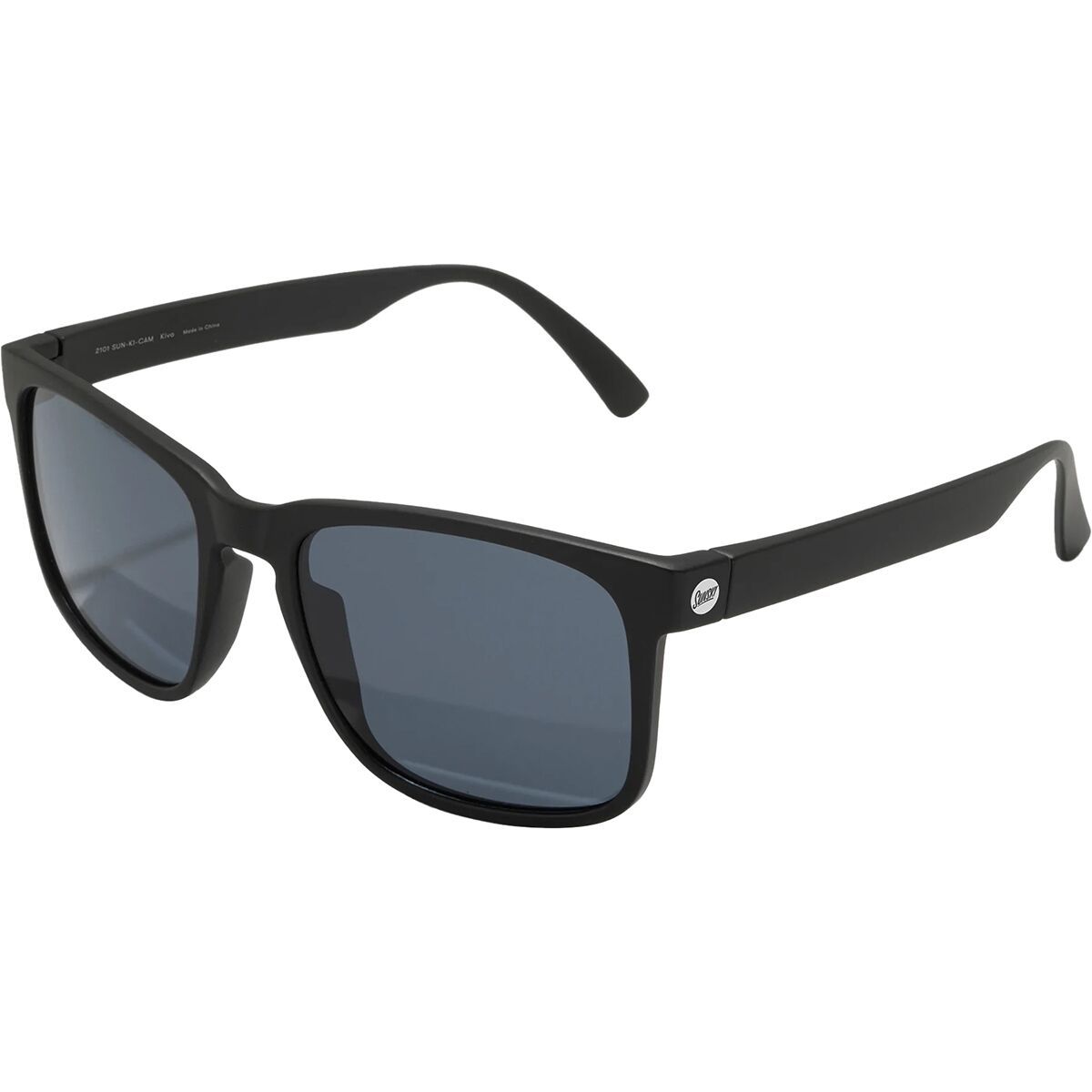 Sunski Kiva Polarized Sunglasses Black Midnight, One Size
